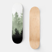 Groene bosdroom #1 #decor #art skateboard (Voorkant)