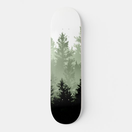 Groene bosdroom #1 #decor #art skateboard (Voorkant)