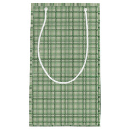 Groene bosplaid klein cadeauzakje