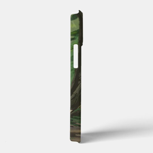 Groene Bossen Case-Mate iPhone Case (Achterkant / Rechts)