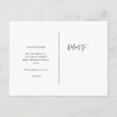 Groene Botanische Bladeren Bewegende Aankondiging (Achterkant)