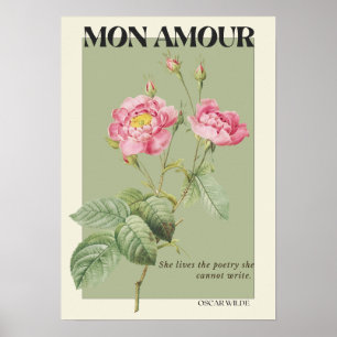 Groene Botanische Bloem Poster Kamer Decor