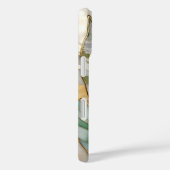 Groene Botanische iPhone Hoesje Luxe Blad Design (Achterkant / Rechts)