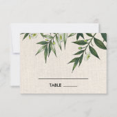 Groene botanische uithuwtafel kaart (Voorkant)