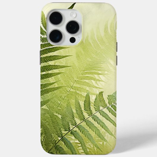 Groene botanische varen verlaat iPhone- of iPad-ho Case-Mate iPhone Case (Achterkant)