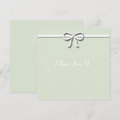 Groene Bow Kaart (Voorkant / Achterkant)