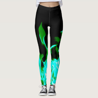 Groene brandweer leggings