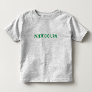 Groene brieven "Snuggles" Kinder Shirts