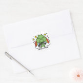 Groene Broccoli Broccoli, rockster Ronde Sticker (Envelop)