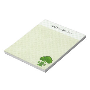 Groene broccoli notitieblok