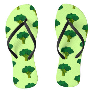 Groene broccoli Plantaardige gezonde vegetatie Veg Teenslippers