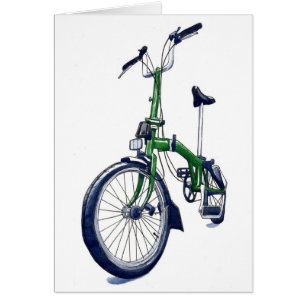 Groene Brompton-fiets