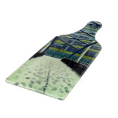 Groene brug, in de sneeuw snijplank (Hoek)