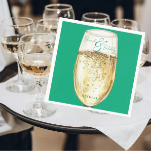 Groene Bruids Brunch & Bubble Shower Servet