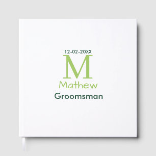 groene bruidsjonker naam letter datum mannelijk pa gastenboek