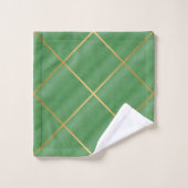 GROENE BRUSHED TEXTURE GOLD DESIGN BATH TOWEL SET BAD HANDDOEK (Wasdoekje)