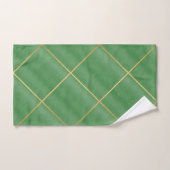 GROENE BRUSHED TEXTURE GOLD DESIGN BATH TOWEL SET BAD HANDDOEK (Handdoek)