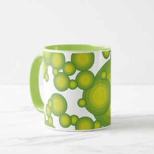 Groene bubbels mok