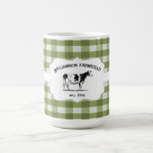 Groene Buffalo Boerderij Koe Koffie Mok (Center)