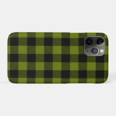 Groene Buffalo Check Tuin Case-Mate iPhone Case (Achterkant (horizontaal))