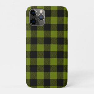 Groene Buffalo Check Tuin iPhone 11 Pro Hoesje