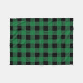 Groene Buffalo Pset Pattern Blanket Fleece Deken (Voorkant (Horizontaal))