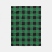 Groene Buffalo Pset Pattern Blanket Fleece Deken (Voorkant)