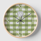 Groene Buffalo-speldenmonogram (Voorkant)