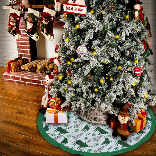Groene Buffel Plaid Longhorn Patroon Kerstboom Rok