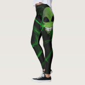 Groene buitenaardse aangepaste leggings (Links)