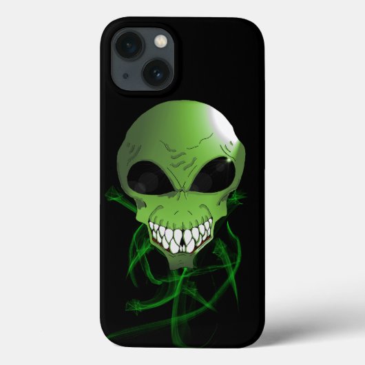 Groene buitenaardse Apple iPhone X stevige Xtreme- Case-Mate iPhone Case (Achterkant)