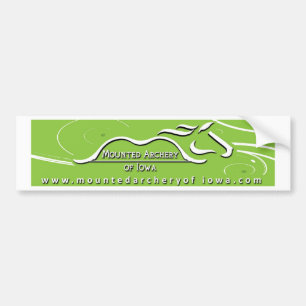 Groene bumpersticker