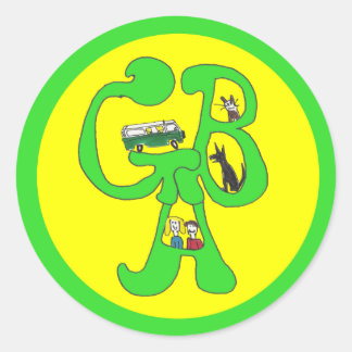 Groene busavonturen - Sticker - Letters & Tekenen