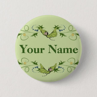 Groene Button met botervaten