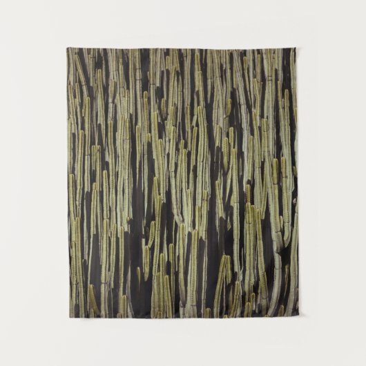 Groene cactus behang wandkleed (Voorkant)