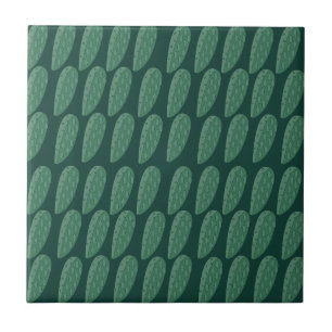 Groene Cactus Tegeltje