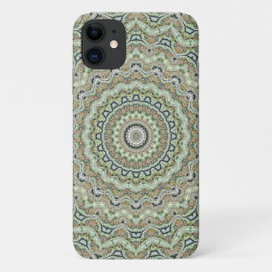 Groene caleidoscoop iPhone 11 hoesje