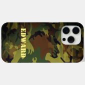 Groene Cammo Case-Mate iPhone Case (Achterkant (horizontaal))