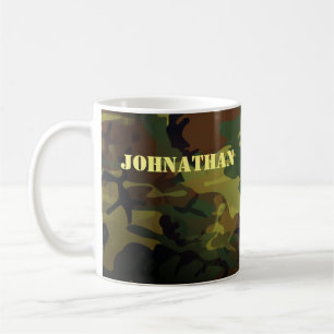 Groene Cammo Koffiemok