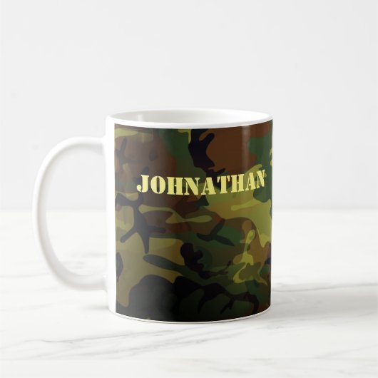 Groene Cammo Koffiemok (Links)