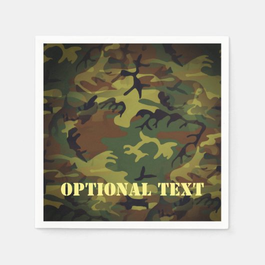 Groene Cammo Servet (Voorkant)