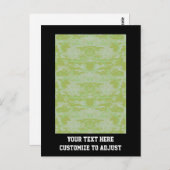 Groene camo briefkaart (Voorkant / Achterkant)