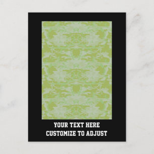 Groene camo briefkaart