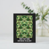 Groene camo briefkaart (Staand voorkant)