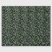 Groene Camo Cadeaupapier (Vlak)