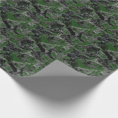 Groene Camo Cadeaupapier (Hoek)