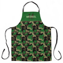 Groene Camo Grill Stijl Monogram