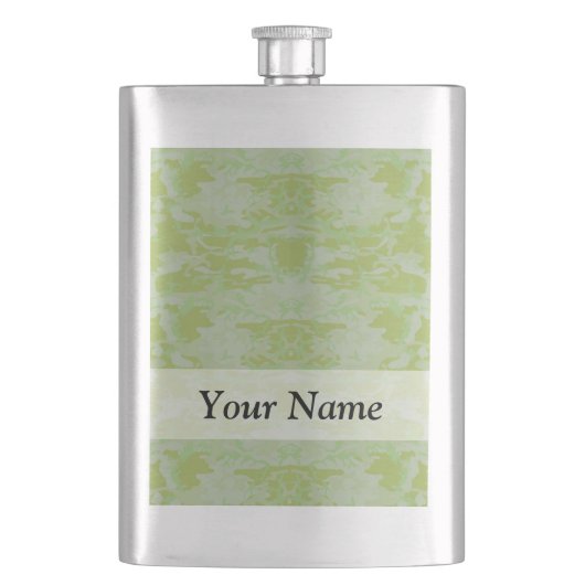 Groene camo heupfles (Voorkant)