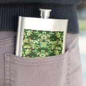 Groene camo heupfles (Voorbeeld)