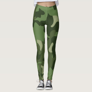 Groene Camo Leggings